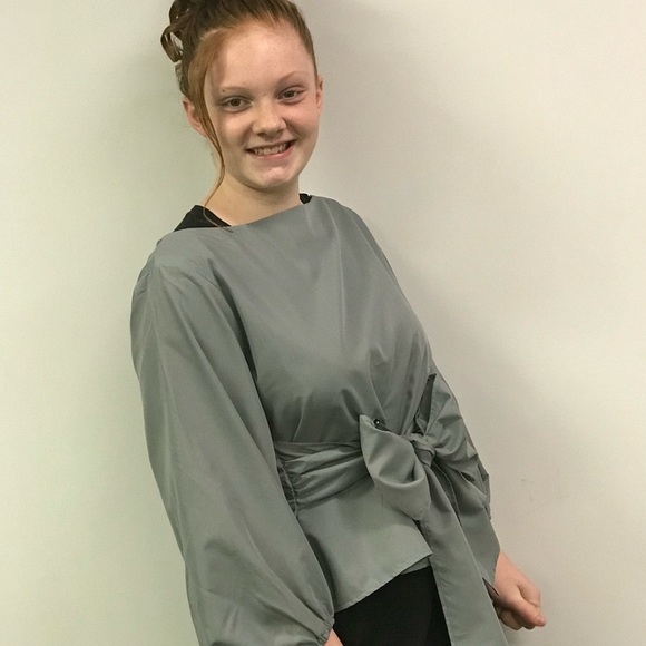 Poly cotton blend blouse - Picture 4 of 6